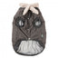 Giacca bomber per cani FuzzYard Nordic grigio antracite con sciarpa removibile