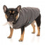 Giacca bomber per cani FuzzYard Nordic grigio antracite con sciarpa removibile