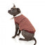 Giacca bomber per cani FuzzYard Nordic bordeaux con sciarpa removibile