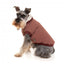 Giacca bomber per cani FuzzYard Nordic bordeaux con sciarpa removibile