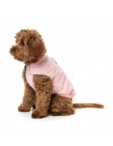 Bomber imbottito per cani FuzzYard rosa