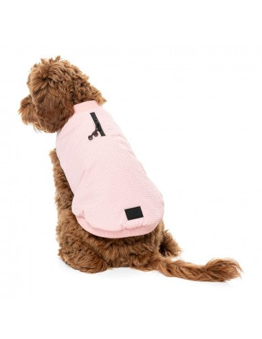 Bomber imbottito per cani FuzzYard rosa