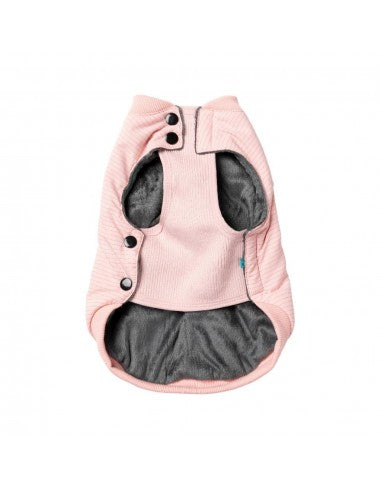 Bomber imbottito per cani FuzzYard rosa