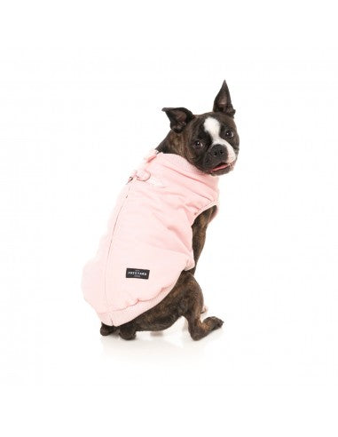 Giacca con pettorina per cani FuzzYard East MacGyver rosa