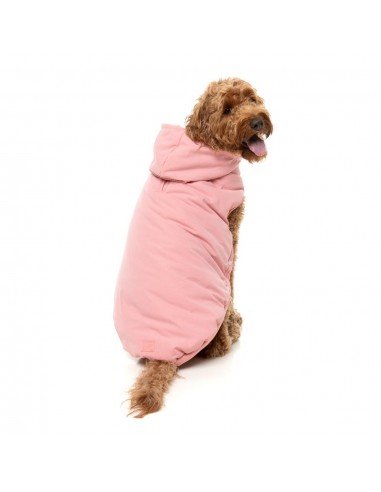 Cappottino con cappuccio per cani FuzzYard Essential rosa
