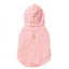 Cappottino con cappuccio per cani FuzzYard Essential rosa
