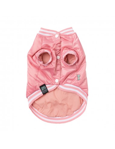 Giacca da baseball per cani FuzzYard Fastball rosa