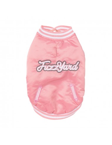 Giacca da baseball per cani FuzzYard Fastball rosa