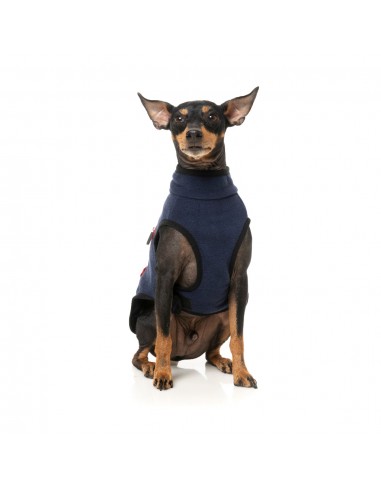 Gilet sherpa per cani FuzzYard Fitzroy blu navy
