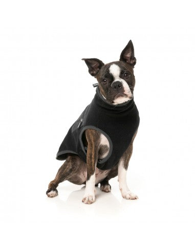 Gilet sherpa per cani FuzzYard Fitzroy nero