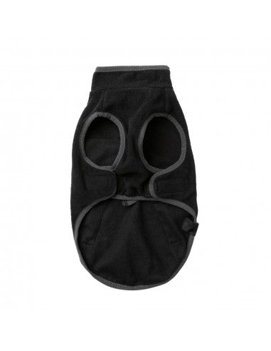 Gilet sherpa per cani FuzzYard Fitzroy nero