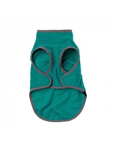 Gilet sherpa per cani FuzzYard Fitzroy verde