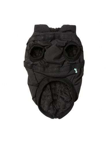 Giacca con pettorina per cani FuzzYard Flash nera