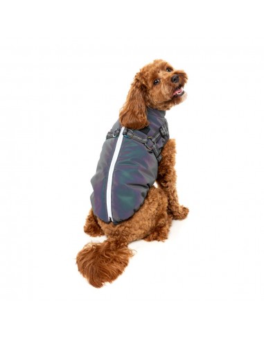 Giacca riflettente con pettorina per cani FuzzYard Flash