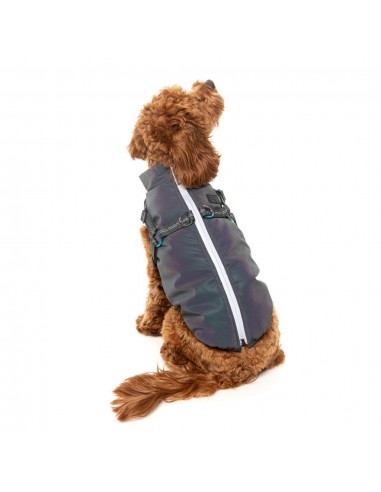 Giacca riflettente con pettorina per cani FuzzYard Flash
