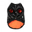 Bomber satinato per cani FuzzYard Frat nero