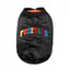 Bomber satinato per cani FuzzYard Frat nero