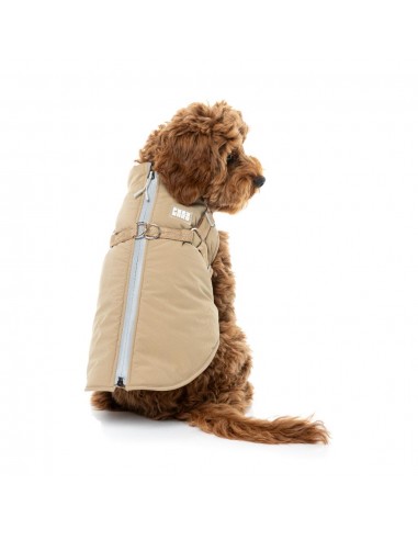 Giubbotto per cani con pettorina FuzzYard Horizon tortora