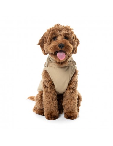 Giubbotto per cani con pettorina FuzzYard Horizon tortora