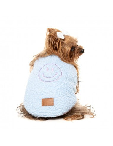 Cappottino reversibile per cani FuzzYard Nara 25 blu