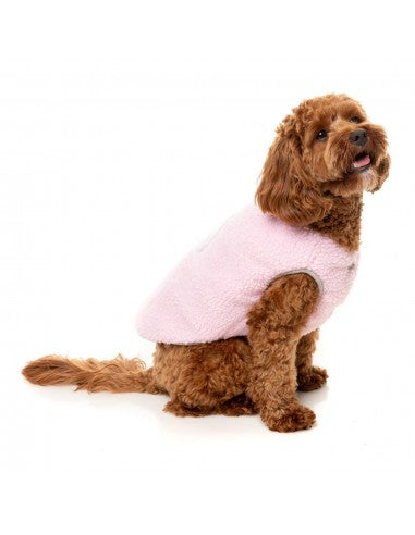 Cappottino reversibile per cani FuzzYard Nara 25 rosa