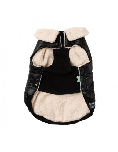 Gilet imbottito per cani FuzzYard Sebastian nero