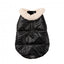 Gilet imbottito per cani FuzzYard Sebastian nero