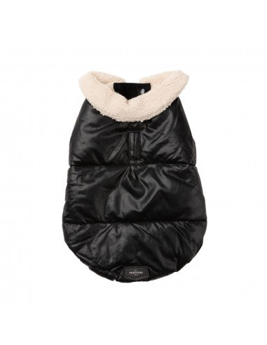 Gilet imbottito per cani FuzzYard Sebastian nero