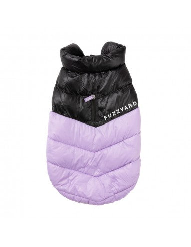 Cappottino imbottito per cani FuzzYard South Harlem lilla