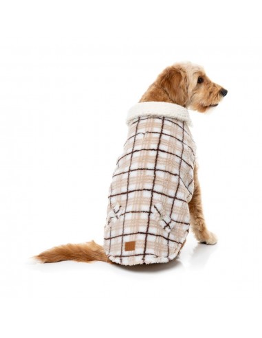 Cappottino per cani FuzzYard Lumberjack 25 beige