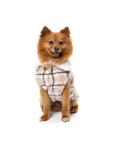 Cappottino per cani FuzzYard Lumberjack 25 beige