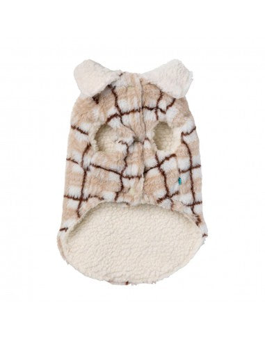 Cappottino per cani FuzzYard Lumberjack 25 beige