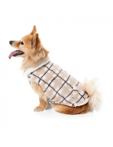 Cappottino per cani FuzzYard Lumberjack 25 beige