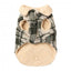 Cappottino per cani FuzzYard Lumberjack 25 verde e crema