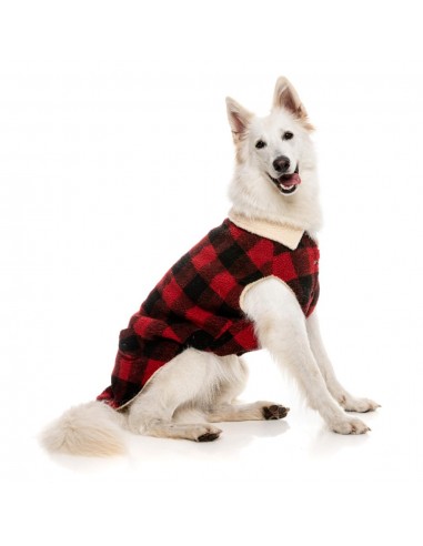 Cappottino per cani FuzzYard Lumberjack 25 rosso
