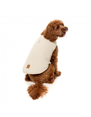 Gilet reversibile per cani FuzzYard Umeda avorio