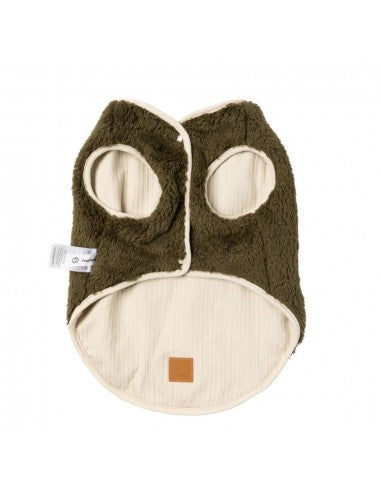 Gilet reversibile per cani FuzzYard Umeda avorio