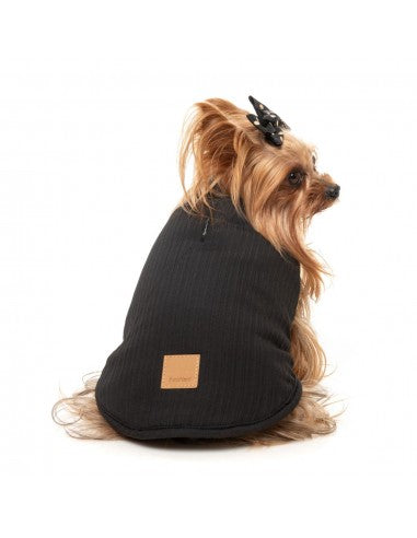Gilet reversibile per cani FuzzYard Umeda nero