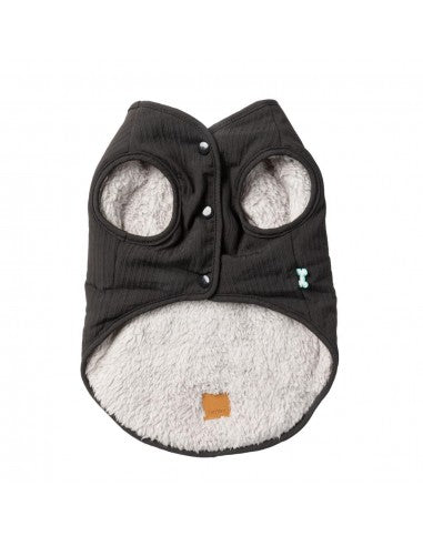 Gilet reversibile per cani FuzzYard Umeda nero