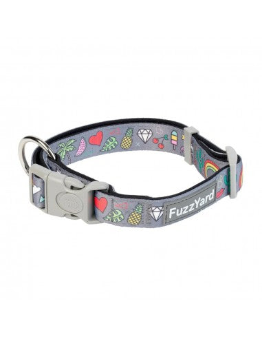 Collare in neoprene per cani FuzzYard Coachella (taglia S)