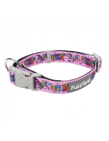 Collare in neoprene per cani FuzzYard Fiesta (taglia L)