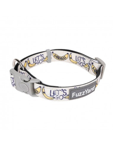 Collare in neoprene per cani FuzzYard Go Bananas (taglia L)