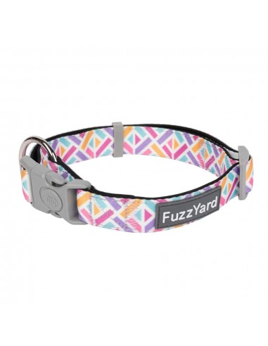 Collare in neoprene per cani FuzzYard Bubblegum Burst (taglia M)