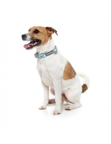 Collare in neoprene per cani FuzzYard Mint Fizz (taglia L)