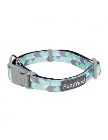 Collare in neoprene per cani FuzzYard Mint Fizz (taglia M)