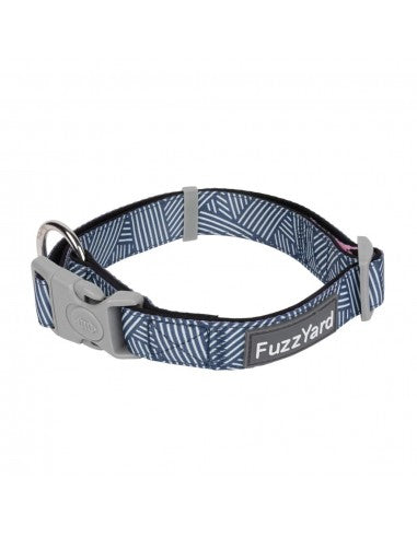 Collare in neoprene per cani FuzzYard Thornbury Aegean Blue (taglia M)
