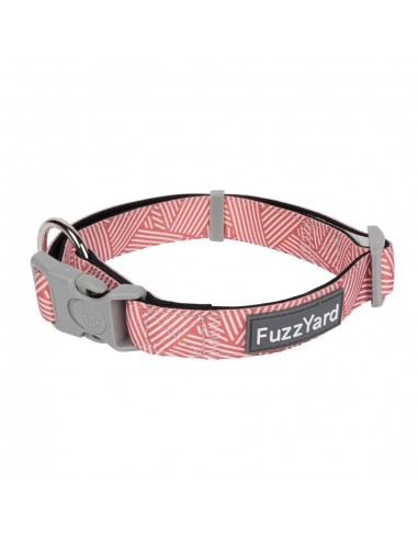 Collare in neoprene per cani FuzzYard Thornbury Brick Red (taglia L)