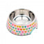 Ciotola antiscivolo per cani FuzzYard Candy Hearts (taglia M)