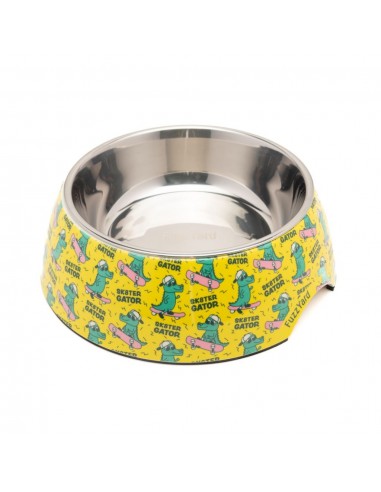 Ciotola antiscivolo per cani FuzzYard Sk8ter Gator (taglia L)