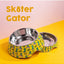 Ciotola antiscivolo per cani FuzzYard Sk8ter Gator (taglia M)